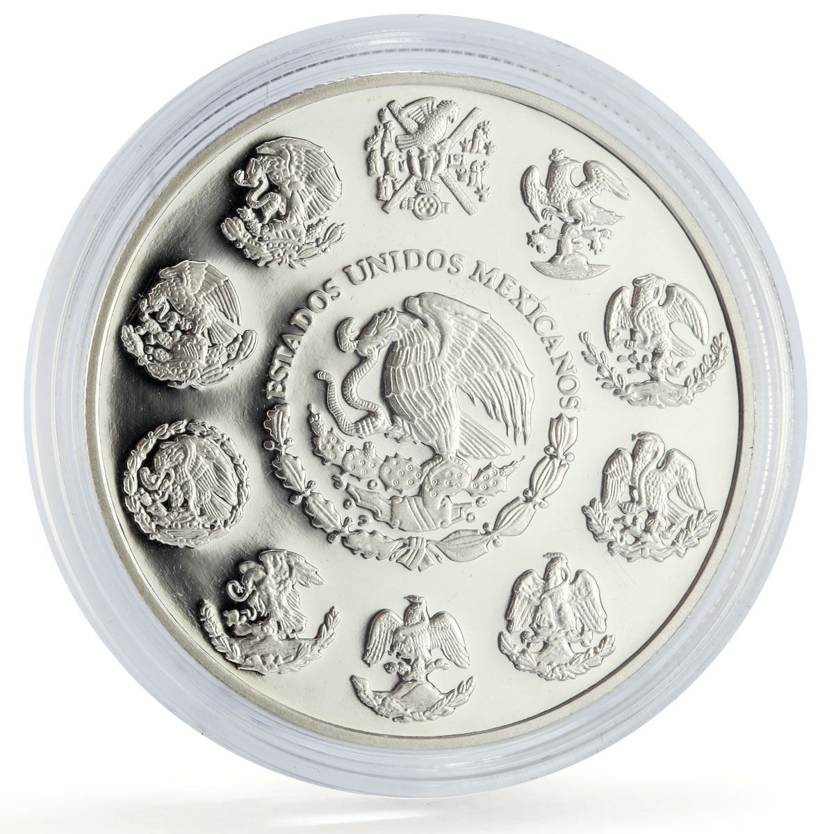 Mexico 1 onza Libertad Angel of Independence proof silver coin 2009