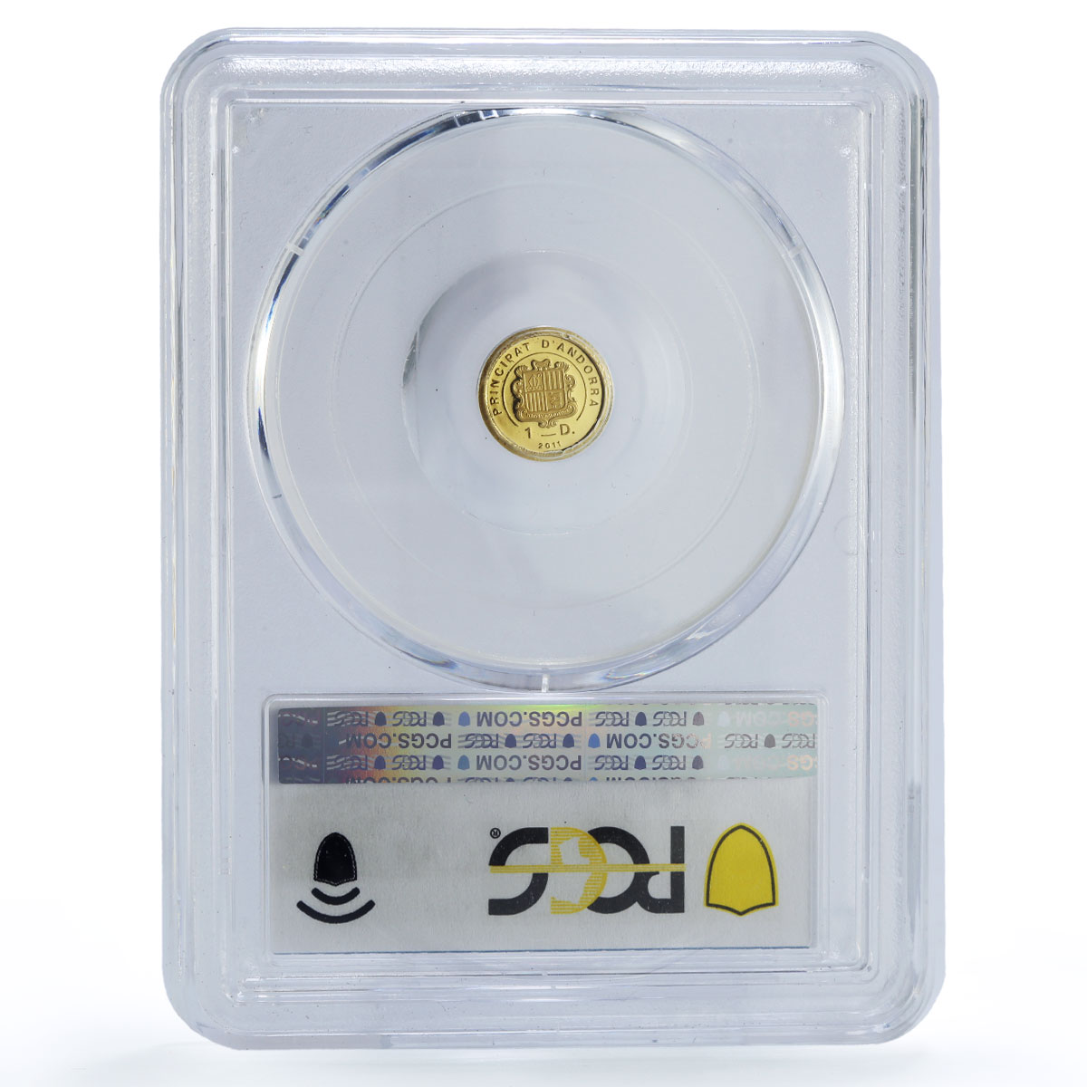 Andorra 1 diner Napoleon Bonaparte History Politics PR70 PCGS gold coin 2011