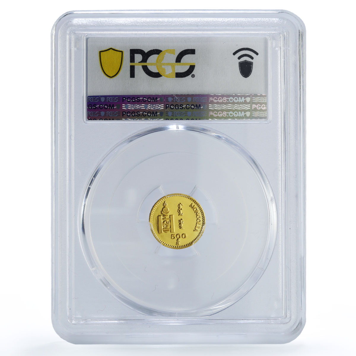 Mongolia 500 togrog Sumo Japanese Wrestling Sports PR68 PCGS gold coin 1998