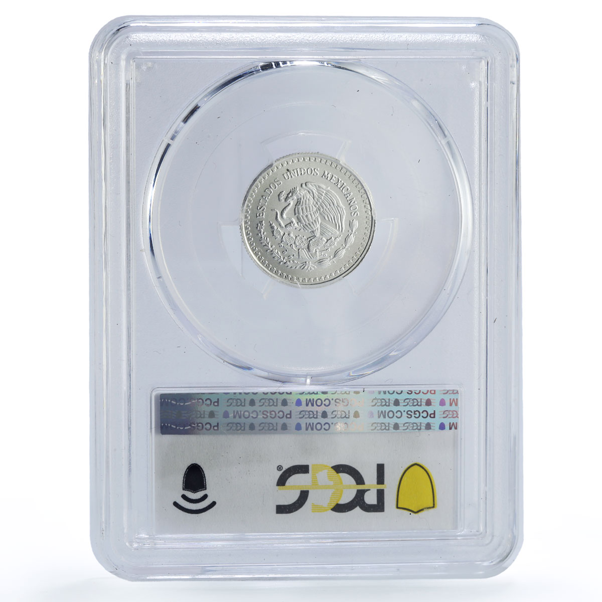 Mexico 1/10 onza Libertad Angel of Independence MS69 PCGS silver coin 1992
