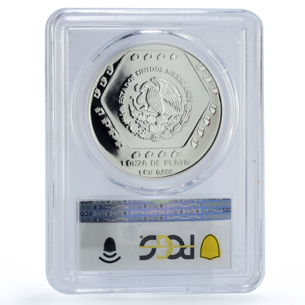 Mexico 5 pesos Dintel Carving Art Precolombina Maya PR69 PCGS silver coin 1994