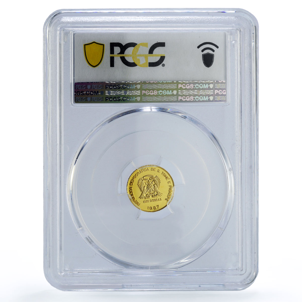 Sao Tome 1000 dobras Princess Diana History Politics PR69 PCGS gold coin 1997