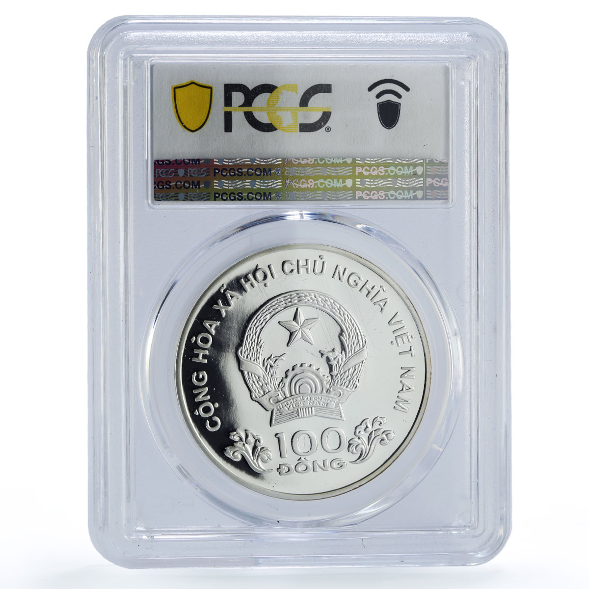 Vietnam 100 dong Wushu Sydney Olympic Games Sports PR70 PCGS silver coin 2000