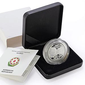 Azerbaijan 5 manat Karabakh War Victory Kalbajar District proof silver coin 2021