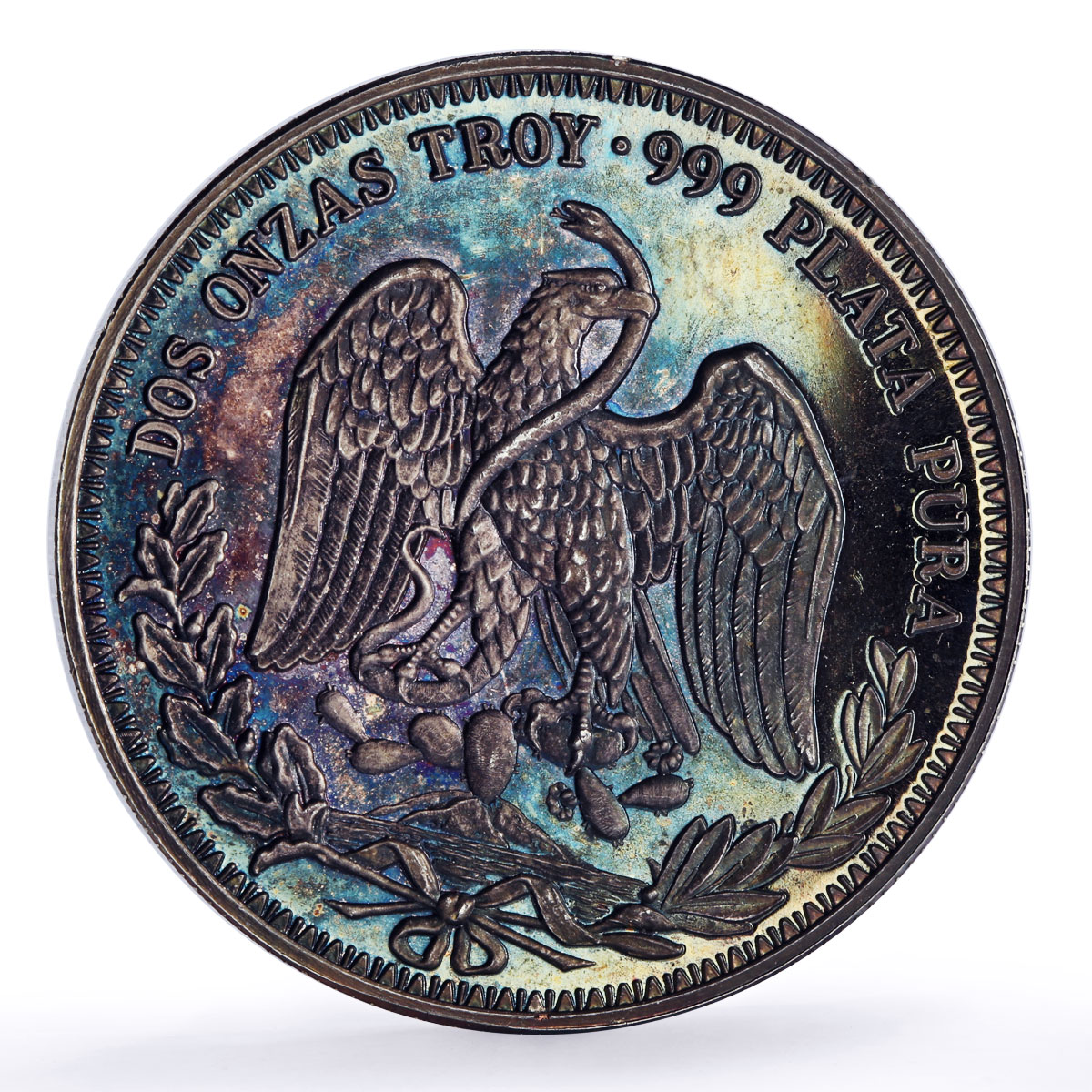 Mexico 2 onzas Libertad Angel of Independence Restrike proof silver coin ND Mexico 2 onzas Libertad Angel of Independence Restrike proof silver coin ND