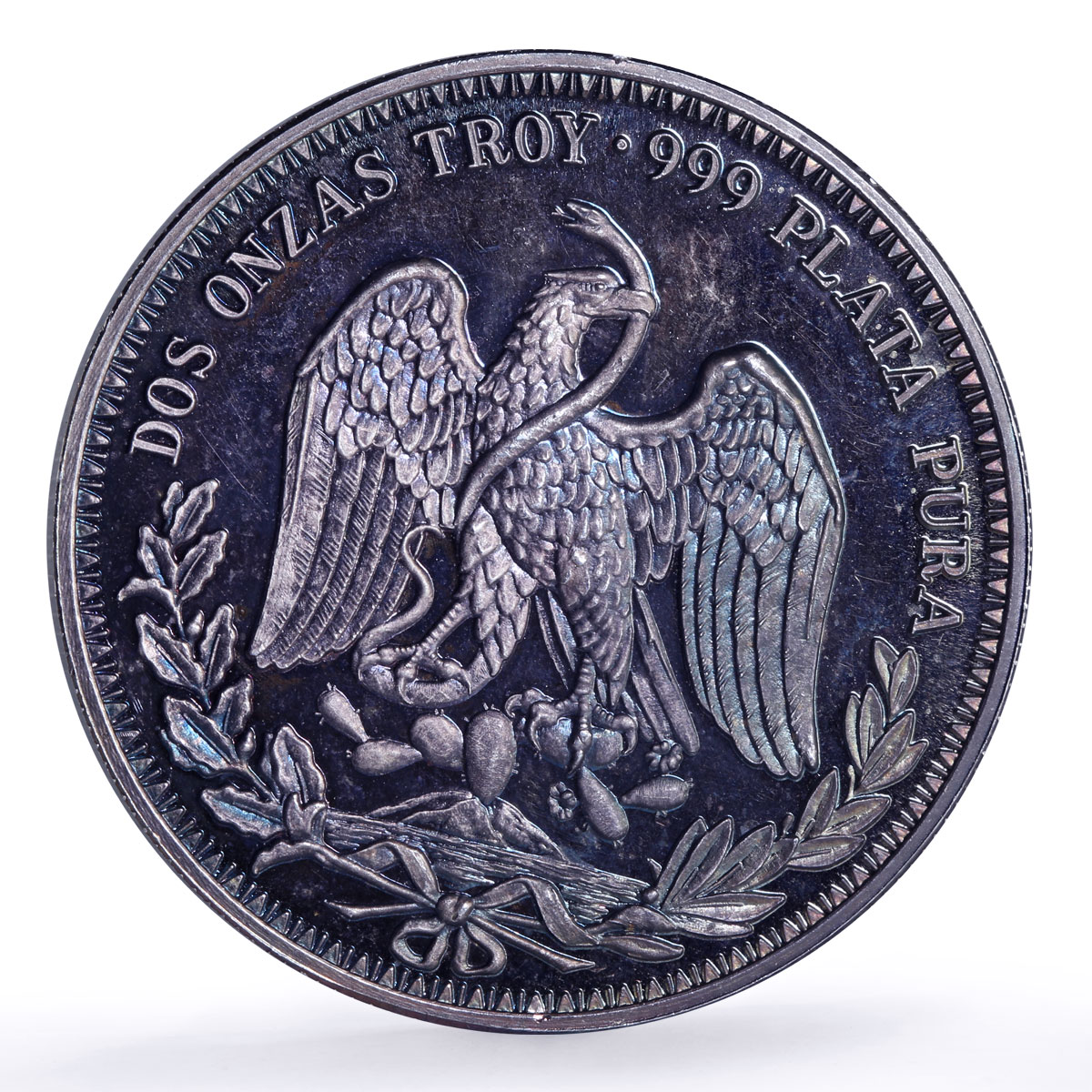 Mexico 2 onzas Libertad Angel of Independence Restrike proof silver coin ND Mexico 2 onzas Libertad Angel of Independence Restrike proof silver coin ND