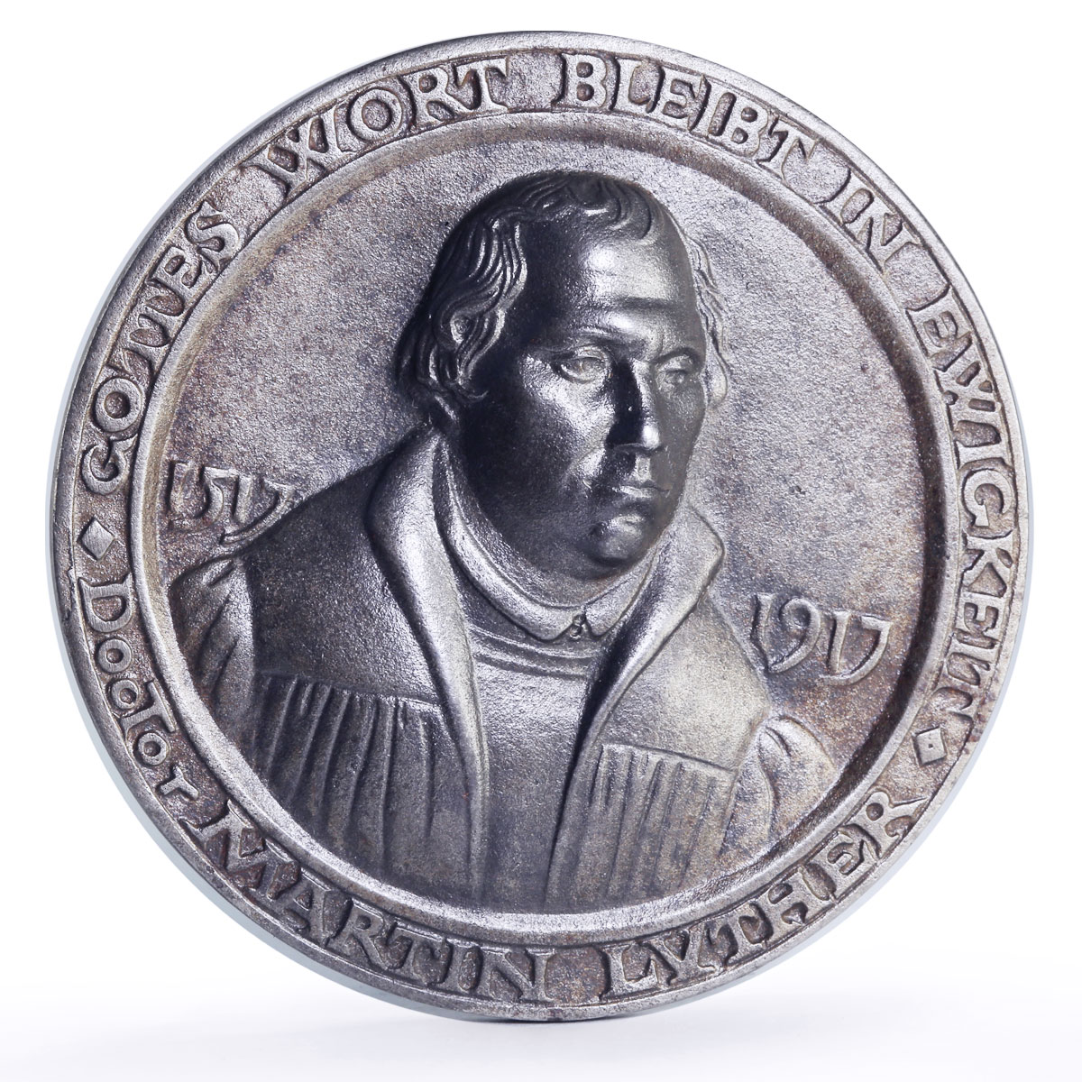 Germany Empire Martin Luther Reformation History Religion bronze medal 1917