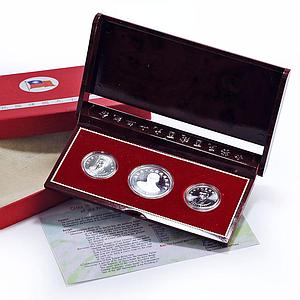 Taiwan 50 10 dollars Set China Republic Founding History Politics coins 2001