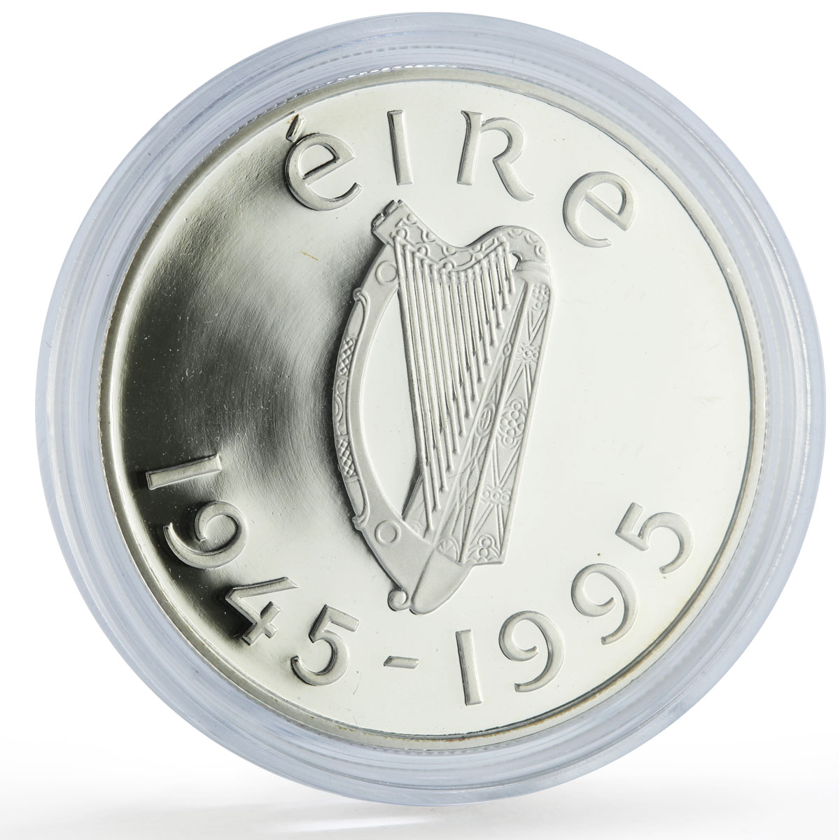 Ireland 1 pound United Nations UN Dove Birds History proof silver coin 1995