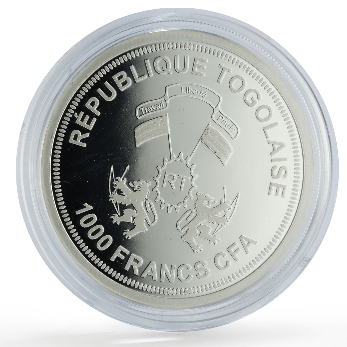 Togo 1000 francs Venus Solar System Planets Space proof silver coin 2019
