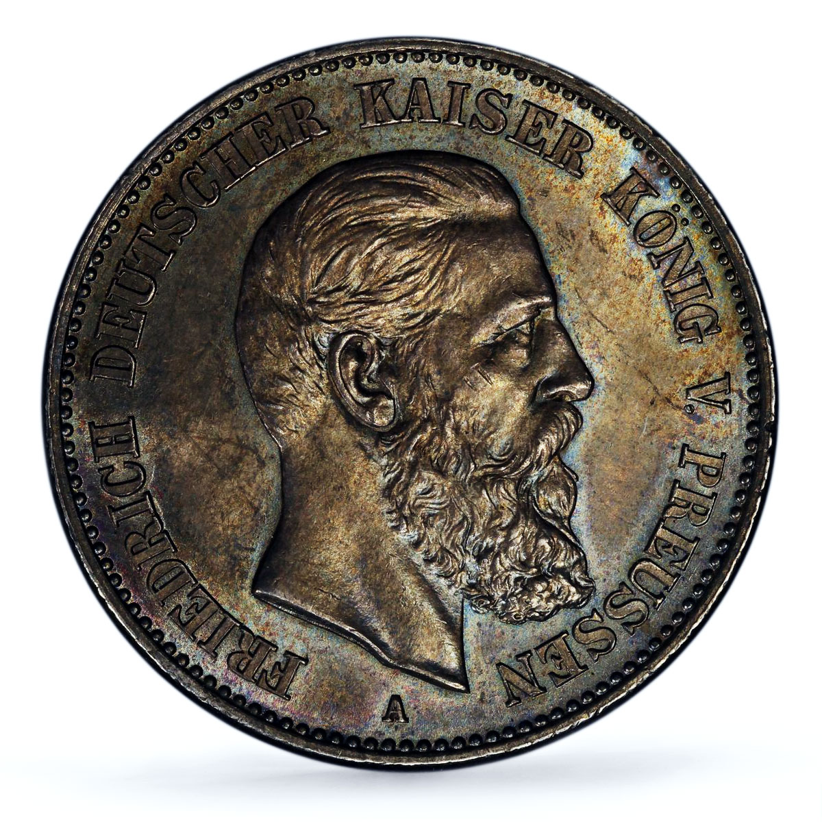 Germany Prussia 2 mark King Frederick Friedrich III MS64 PCGS silver coin 1888