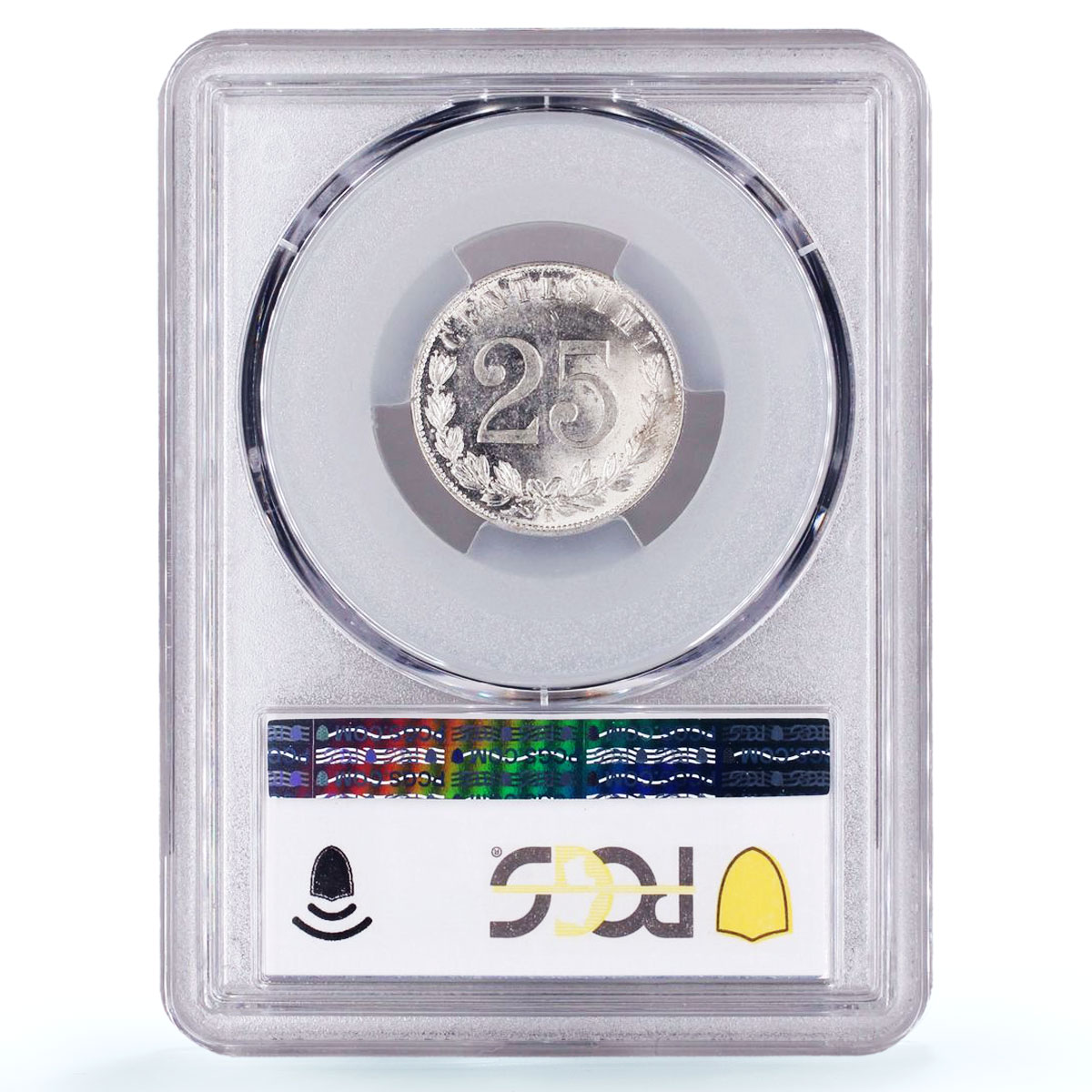 Italy 25 centesimi King Victor Emmanuel III Coinage MS64 PCGS CuNi coin 1902