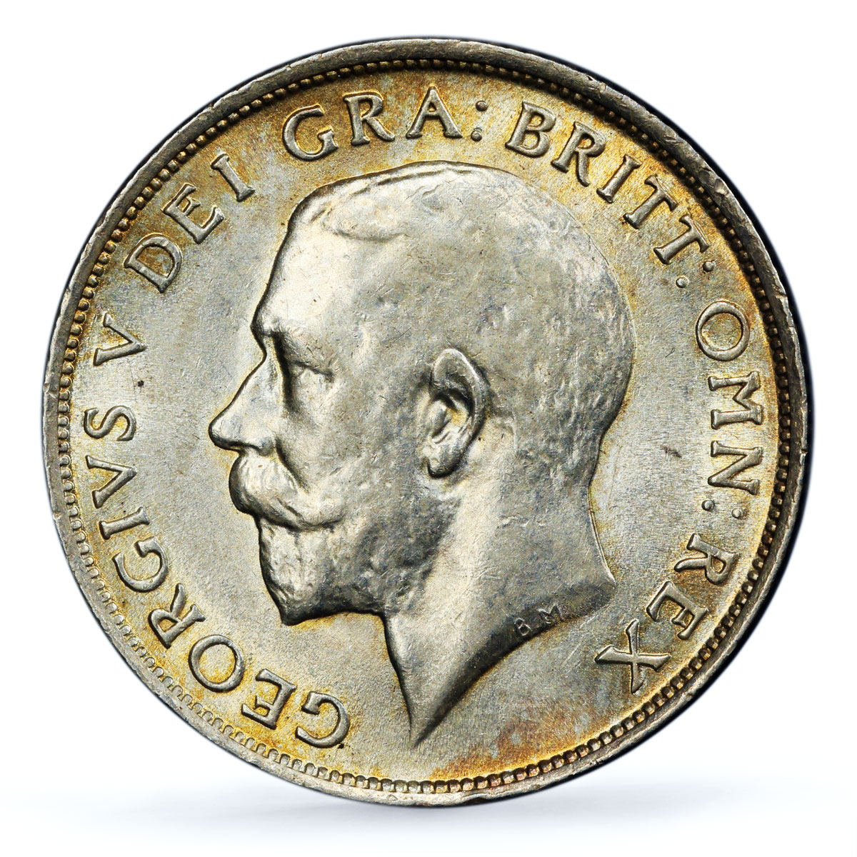 Great Britain 1 shilling King George V Coinage KM-816 MS62 PCGS silver coin 1916