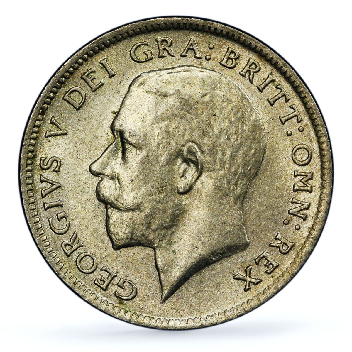 Great Britain 6 pence King George V Coinage KM-815a MS64 PCGS silver coin 1920