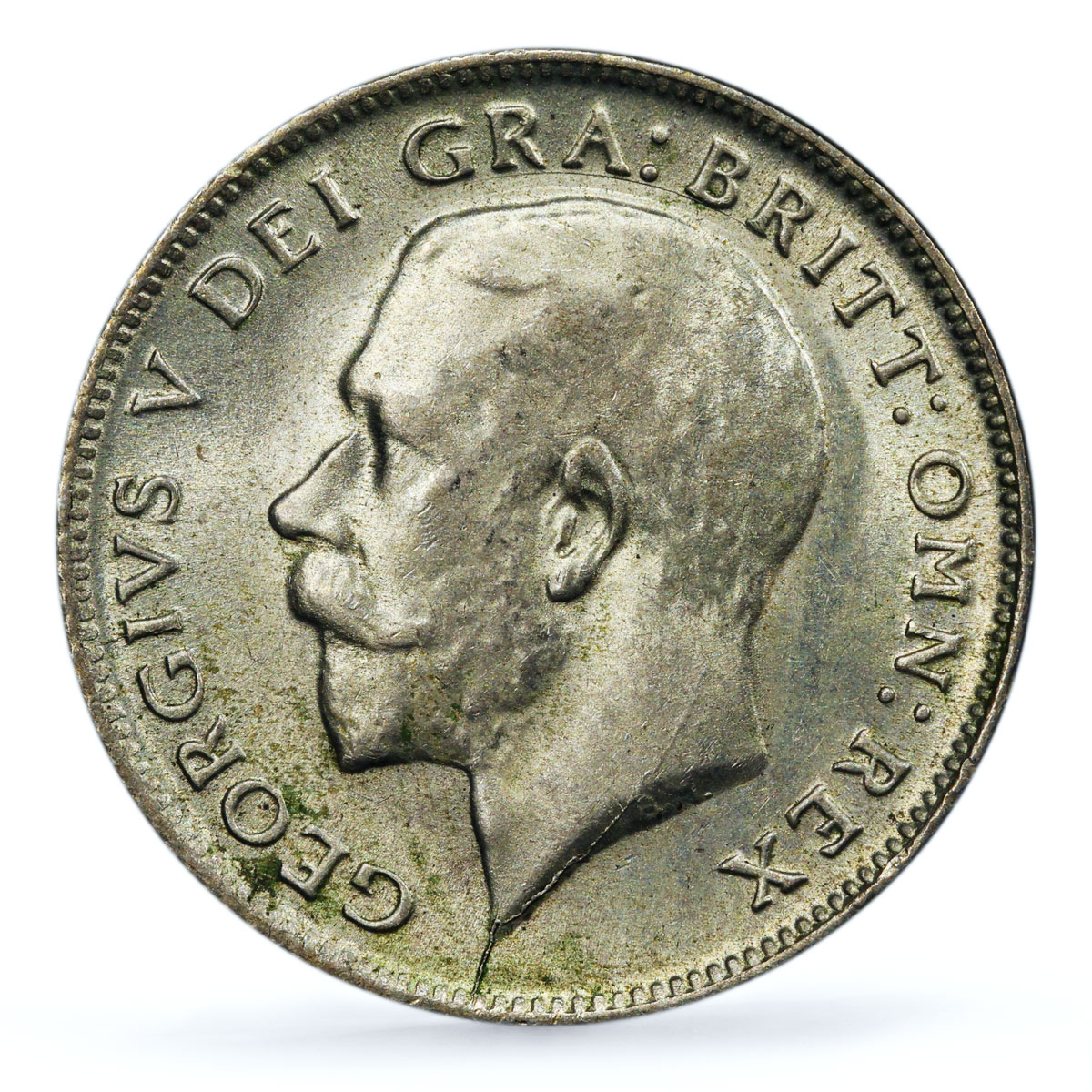 Great Britain 6 pence King George V Coinage KM-815a MS64 PCGS silver coin 1921