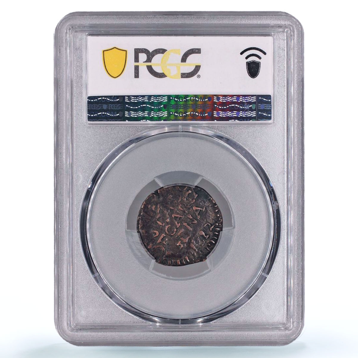 Colombia 1/2 real Cartagena State Coinage KM-D2 XF45 PCGS copper coin 1812