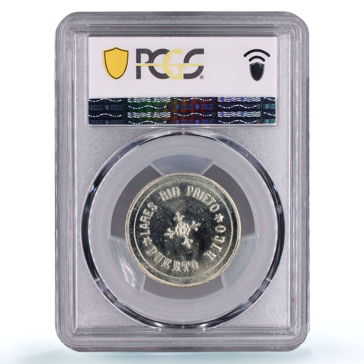 Puerto Rico Lares Rio 5 tk Margarita Magraner Rulau MS63 PCGS token coin 1900