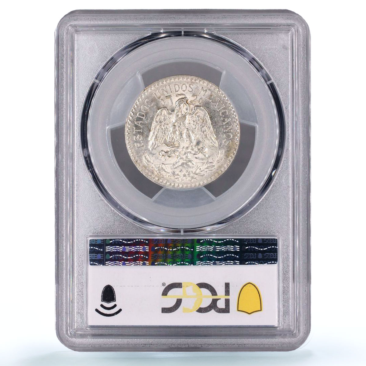 Mexico 50 centavos Republic Coinage Liberty Cap AU58 PCGS silver coin 1925