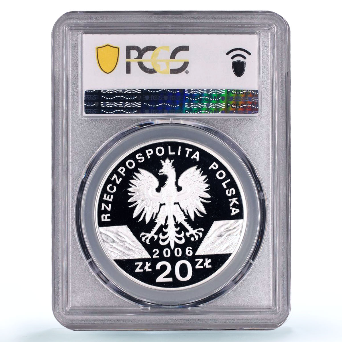 Poland 20 zlotych Swistak Marmot Animals Fauna PR70 PCGS silver coin 2006