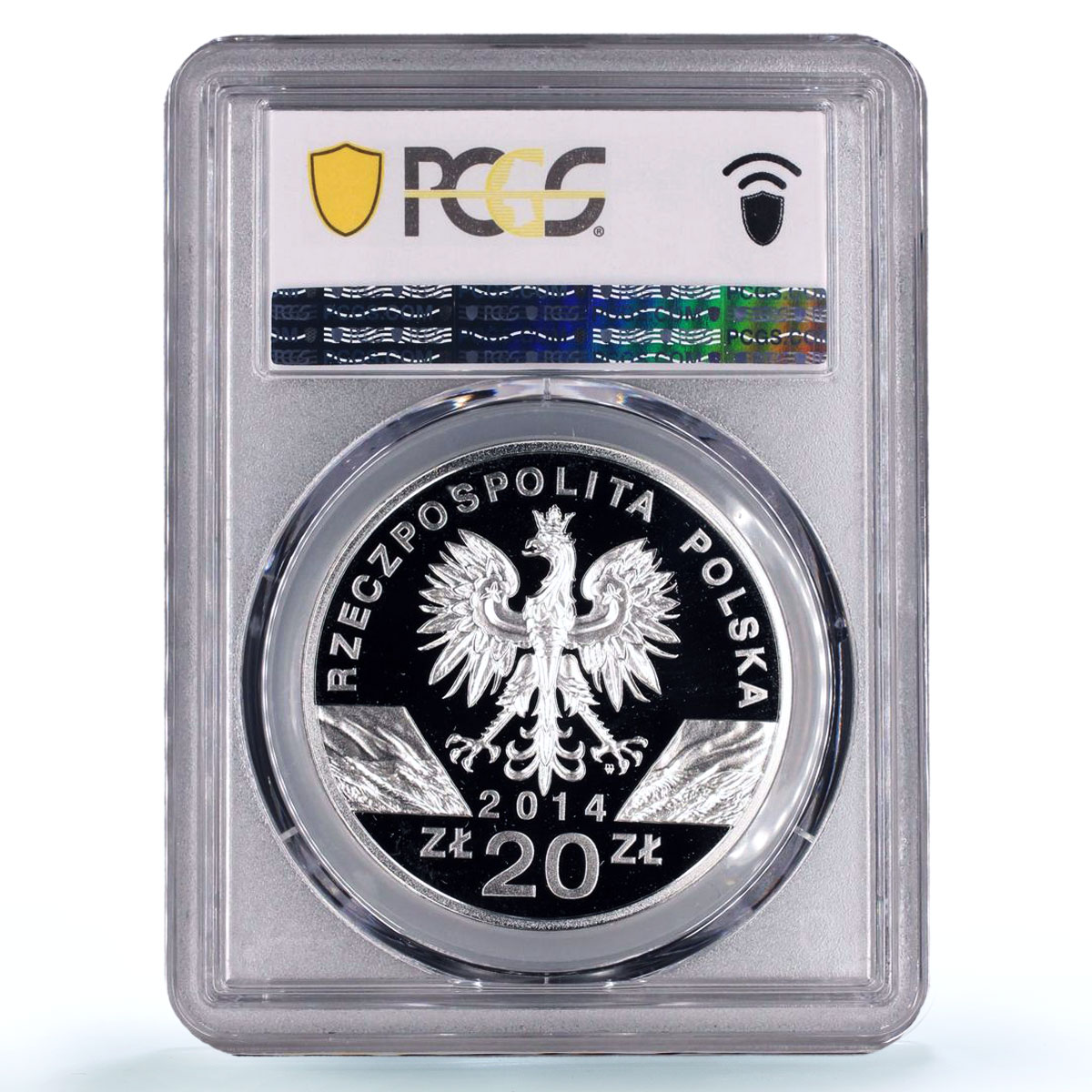 Poland 20 zlotych Konik Horse Animals Wildlife Fauna PR69 PCGS silver coin 2014
