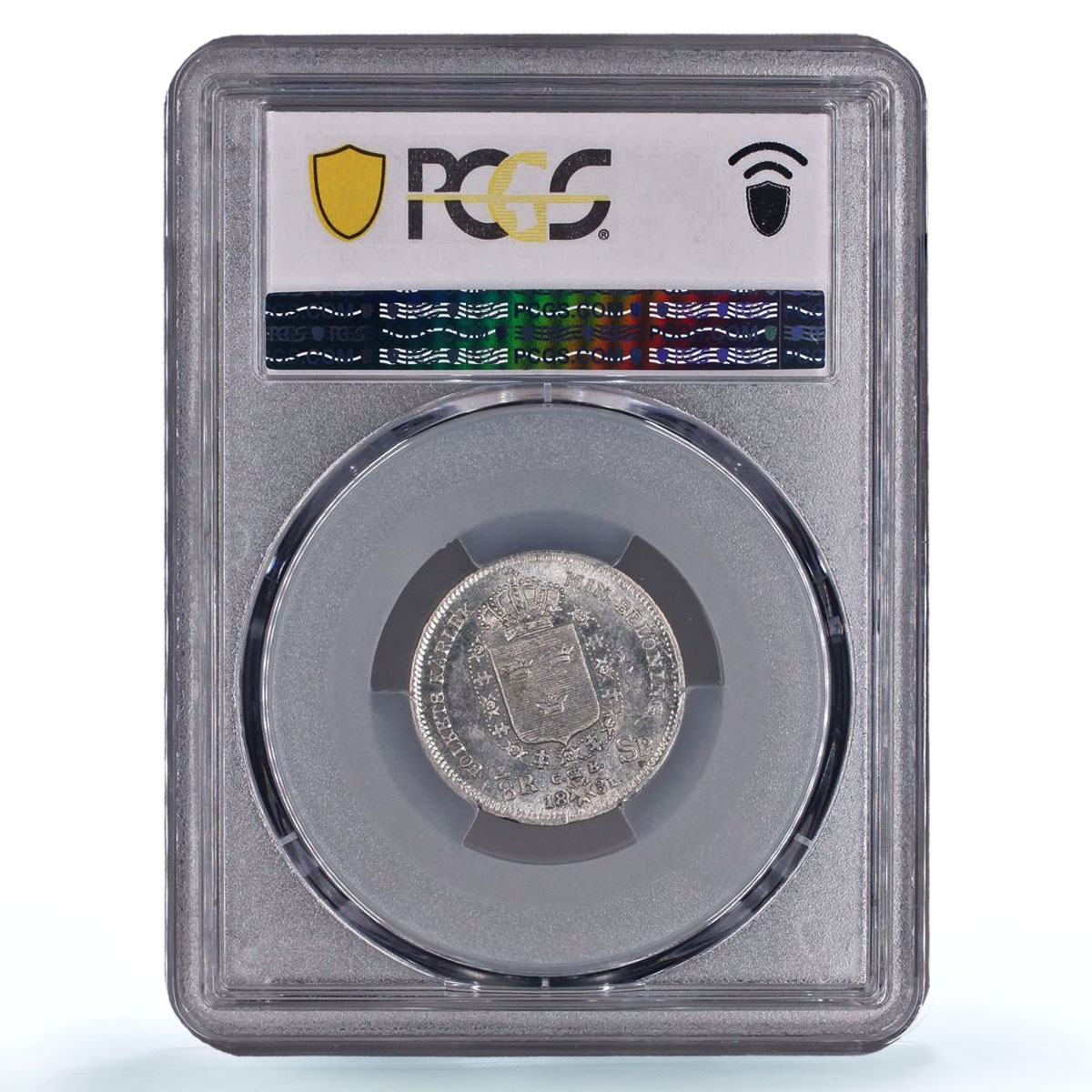 Sweden 1/8 riksdaler King Carl Charles XIV Coinage MS62 PCGS silver coin 1831