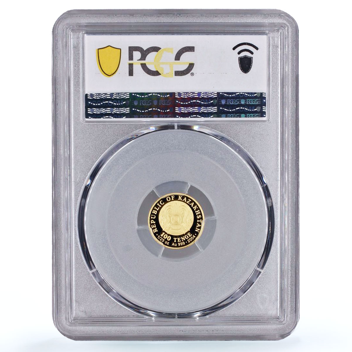 Kazakhstan 100 tenge Ancient Old Turkestan Camel KM-122 PR70 PCGS gold coin 2004