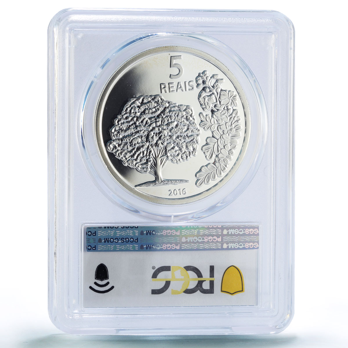 Brazil 5 reais Canoe Rio Olympic Games Sports PR68 PCGS silver coin 2016