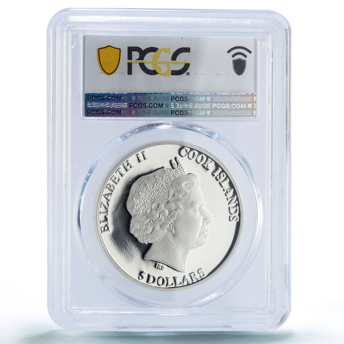 Cook Islands 5 dollars Tiger Young Wildlife Fauna PR69 PCGS silver coin 2013