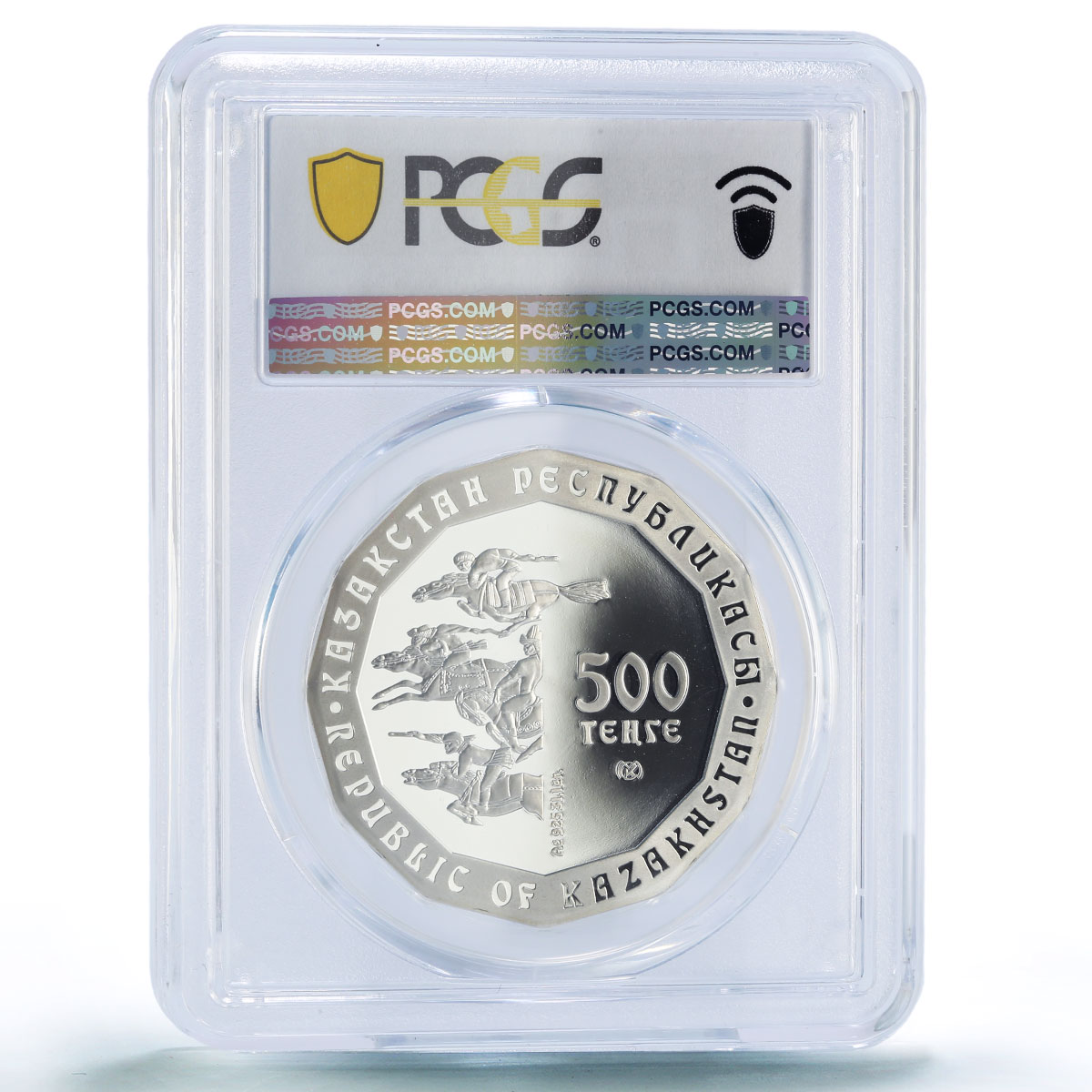 Kazakhstan 500 tenge Elk Plaque Nomads Treasures Art PR70 PCGS silver coin 2012