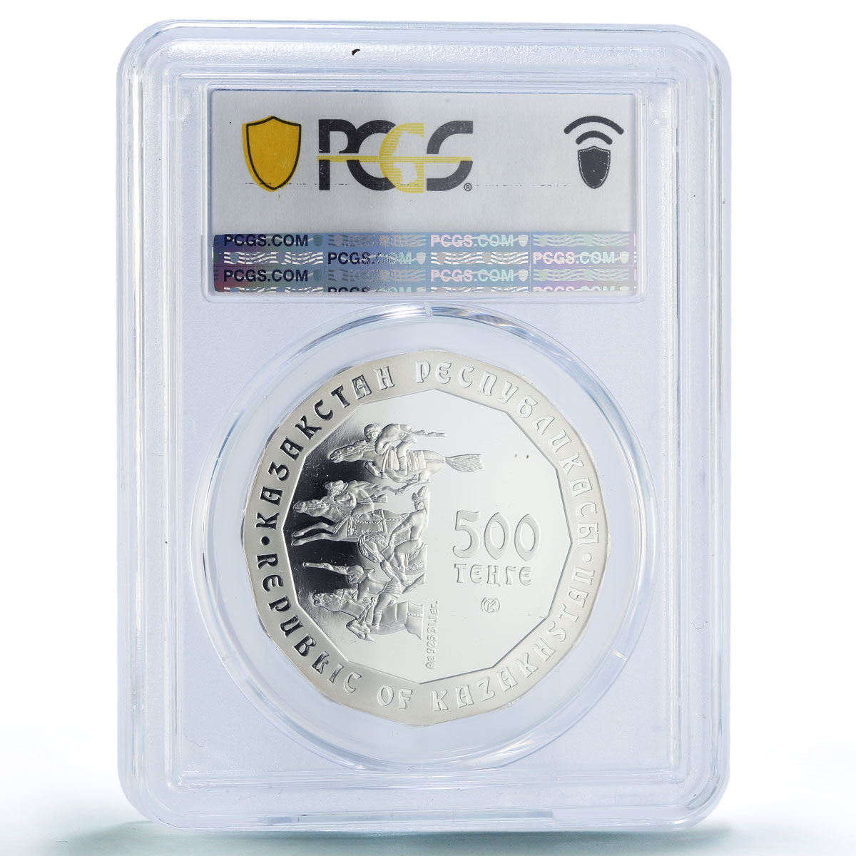 Kazakhstan 500 tenge Lying Argali Nomads Treasures PR70 PCGS silver coin 2013