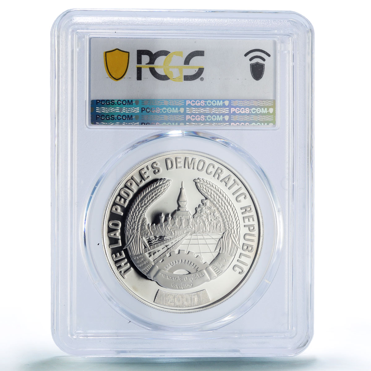 Laos 15000 kip Silver Dragon Fish Arowana Fauna PR69 PCGS silver coin 2000