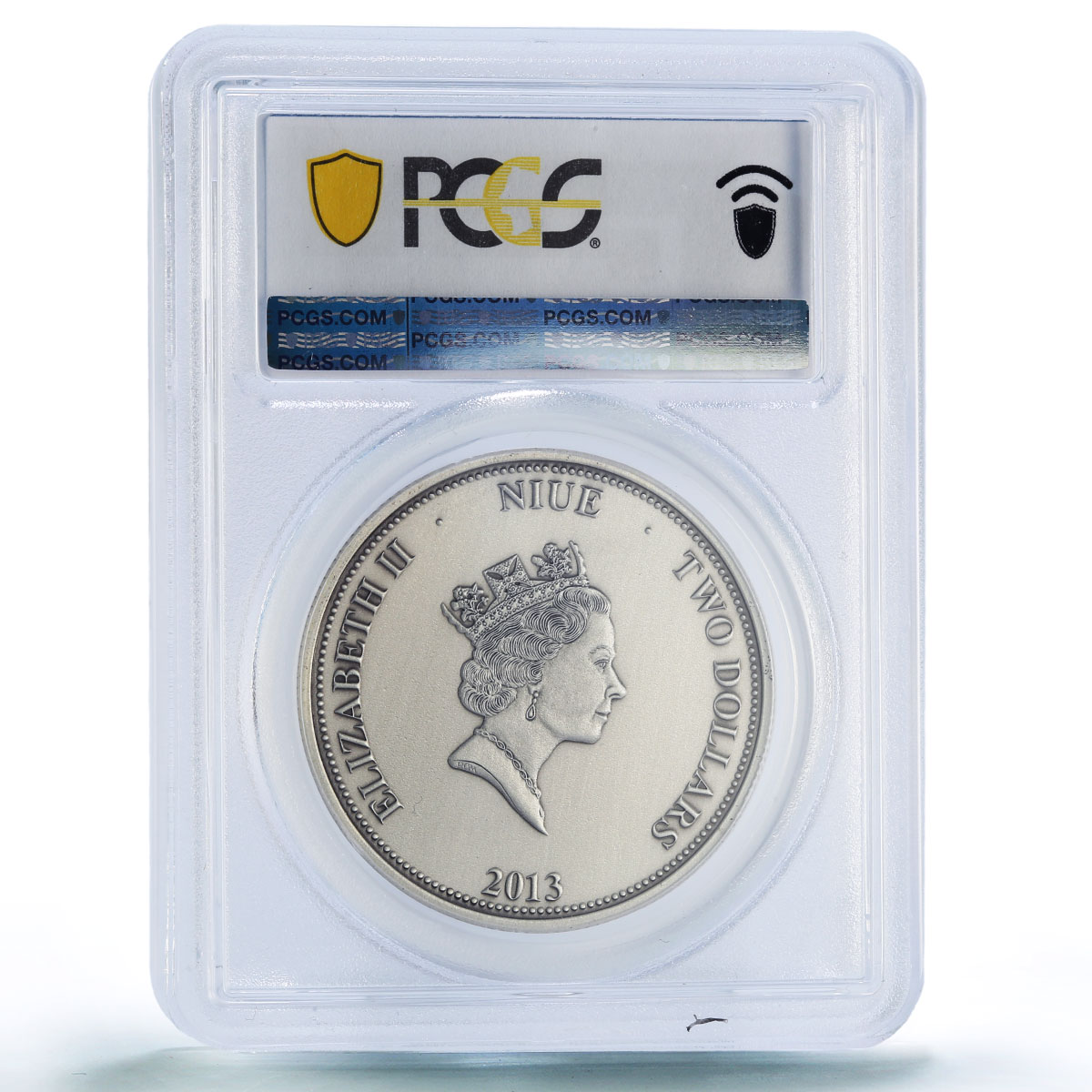 Niue 2 dollars Fennec Fox Wildlife Conservation Fauna MS69 PCGS silver coin 2013