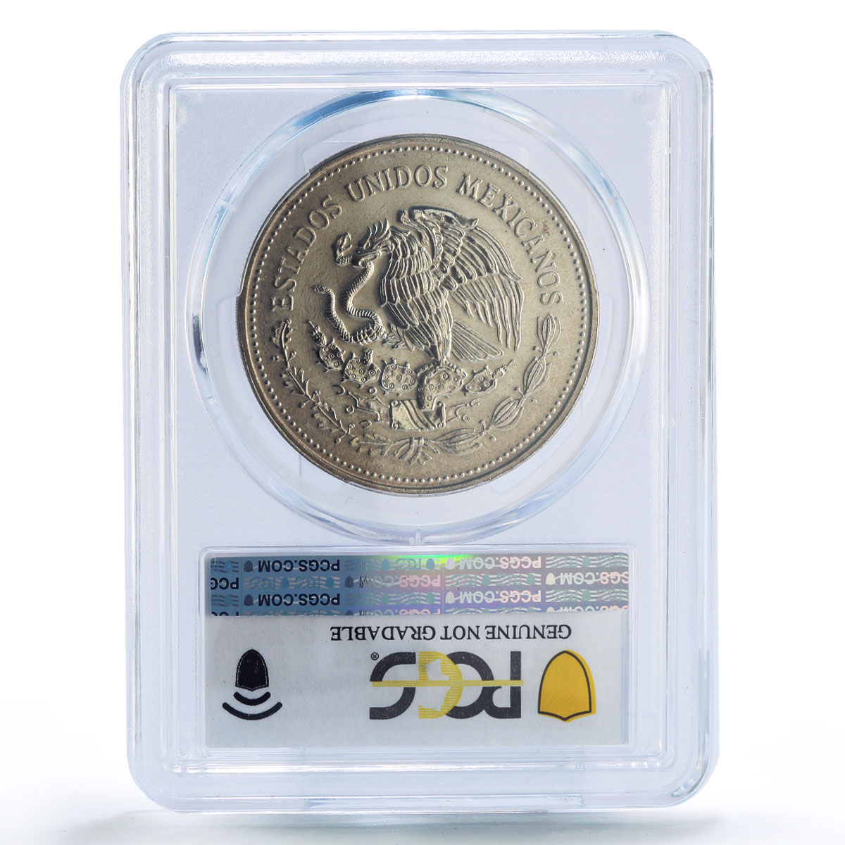 Mexico 100 pesos Oil Industry Cardenas History Politics PCGS silver coin 1988