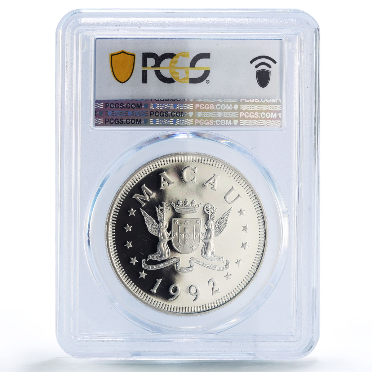 China Macau 100 patacas Monkey Year Lunar Calendar PR69 PCGS silver coin 1992