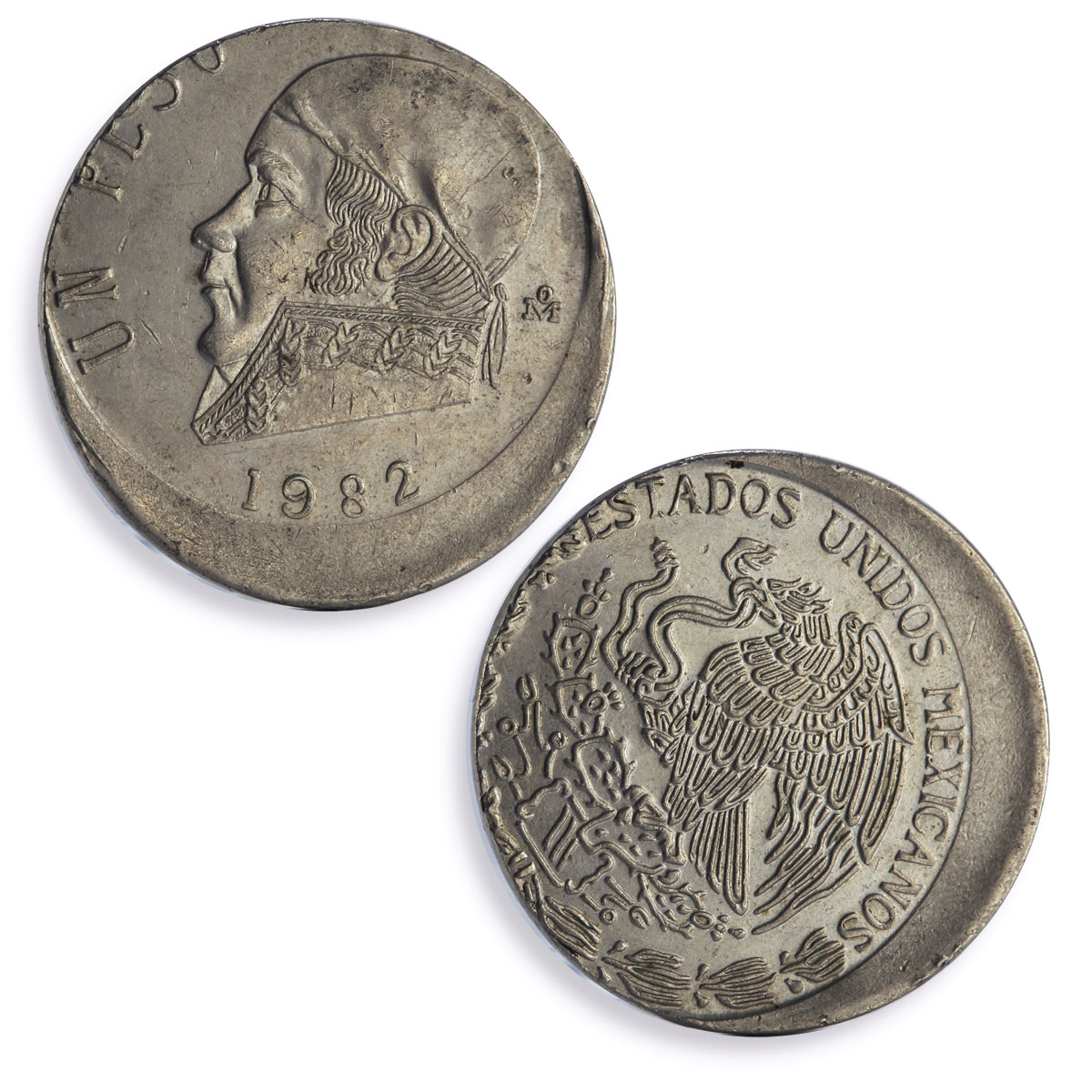 Mexico Various Pesos Set Republic Coinage Mint Errors coins 1980 - 1988