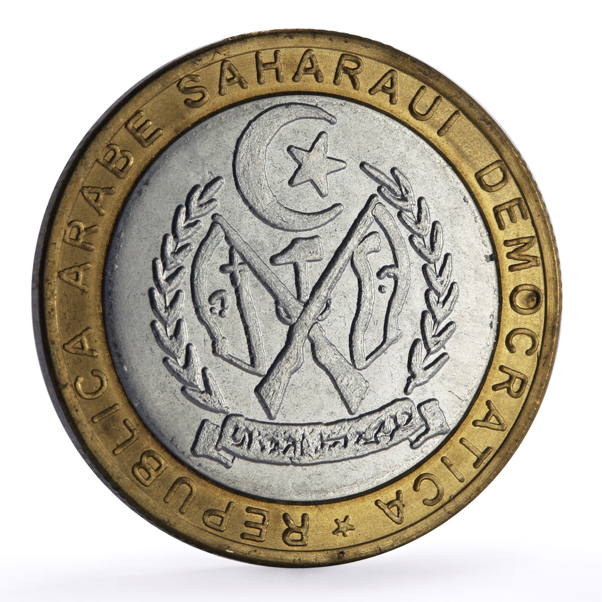 Saharawi 500 pesetas Fennec Foxes Wildlife Fauna Fantasy bimetal coin 2004