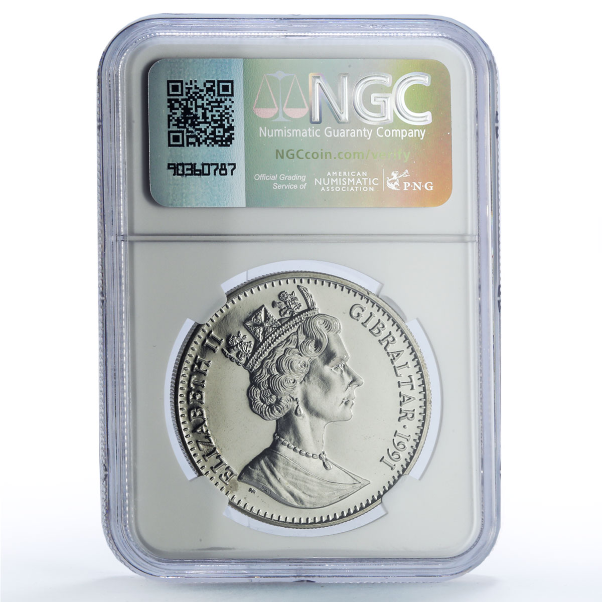 Gibraltar 1 crown Welsh Corgi Dog Homes Pets Animals MS68 NGC CuNi coin 1991