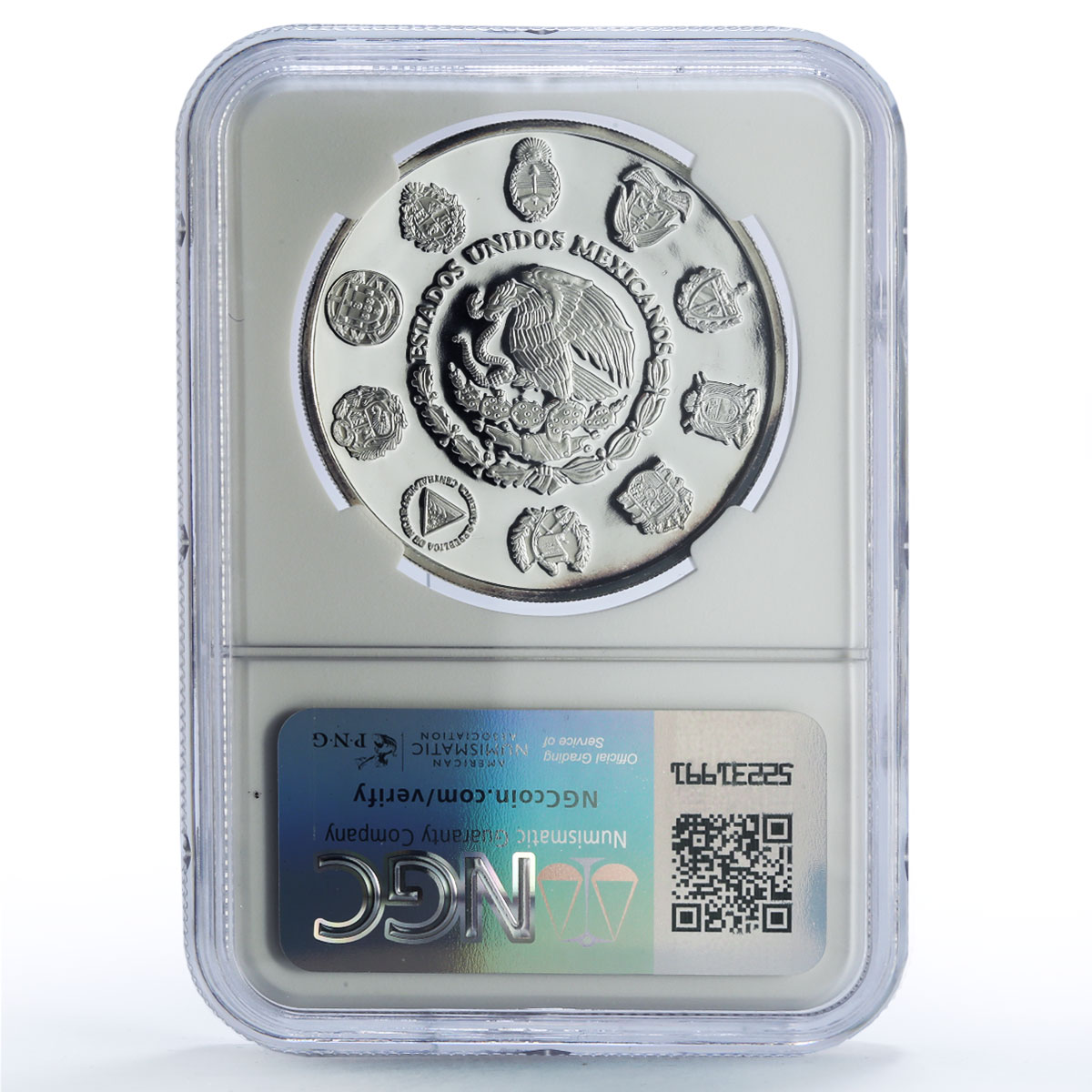 Mexico 5 pesos Sea Turtle Wildlife Ibero-American Fauna PF69 NGC Ag coin 1994