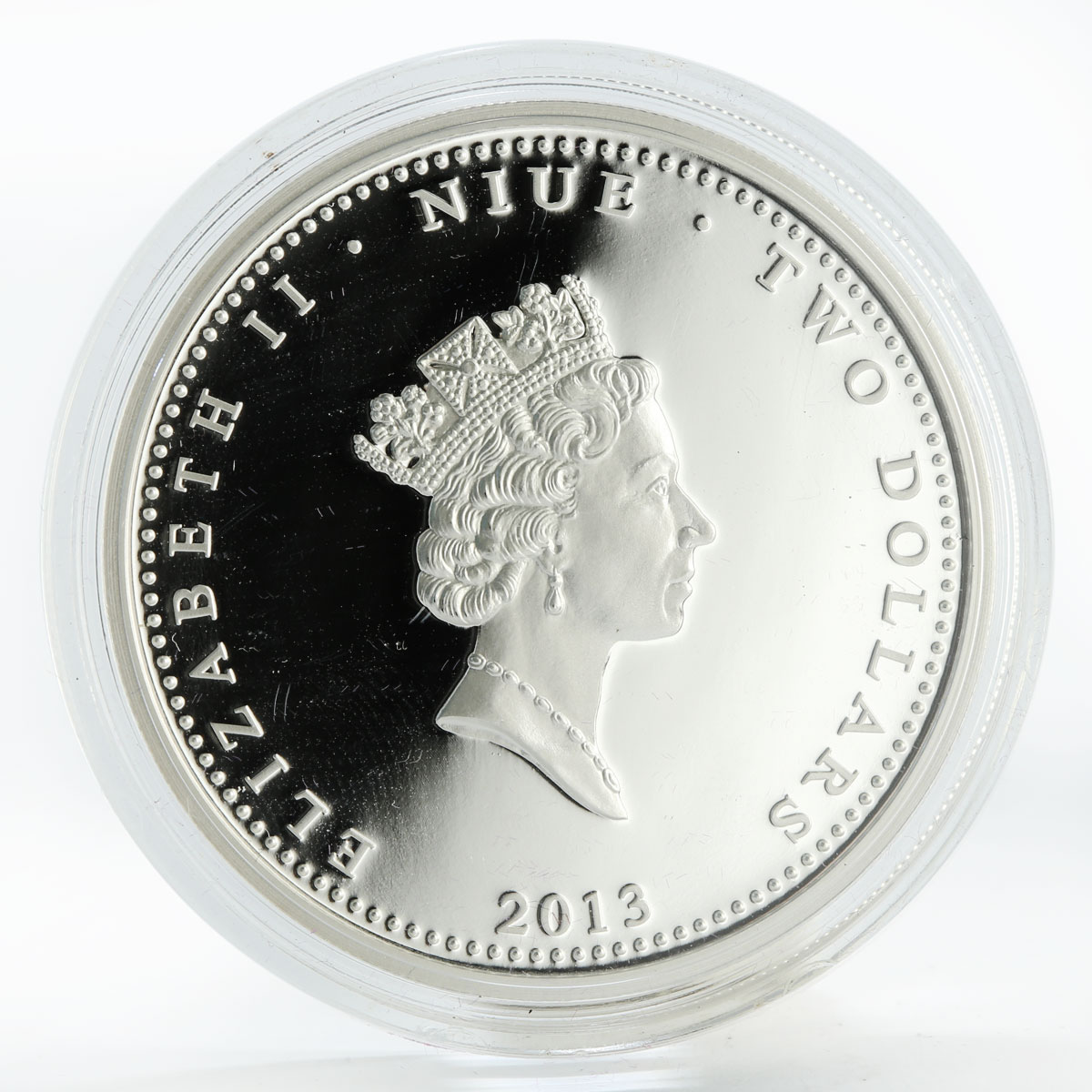 Niue 2013 $2 LOMO COMPACT 1oz Silver coin .999  A very rare coin! 