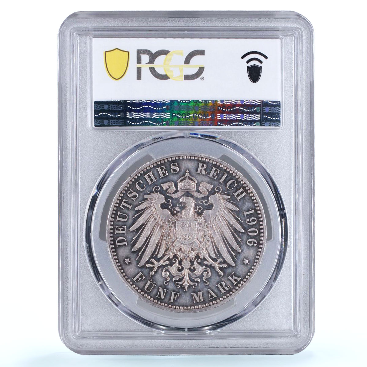Germany Bremen 5 mark Hanseatic City Coinage KM-251 PR63 PCGS silver coin 1906