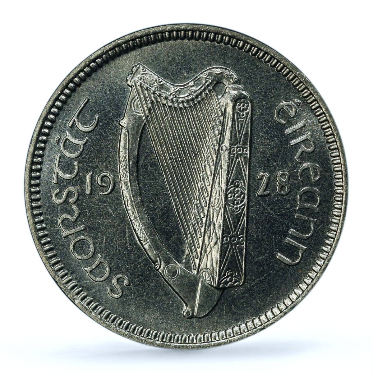 Ireland 3 pence pingine Free State Coinage Hare PR67 PCGS nickel coin 1928