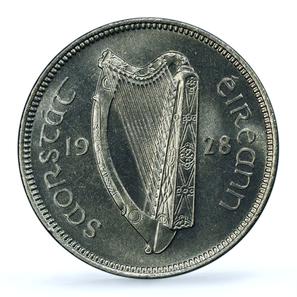 Ireland 6 pence pingine Free State Coinage Dog PR67 PCGS nickel coin 1928