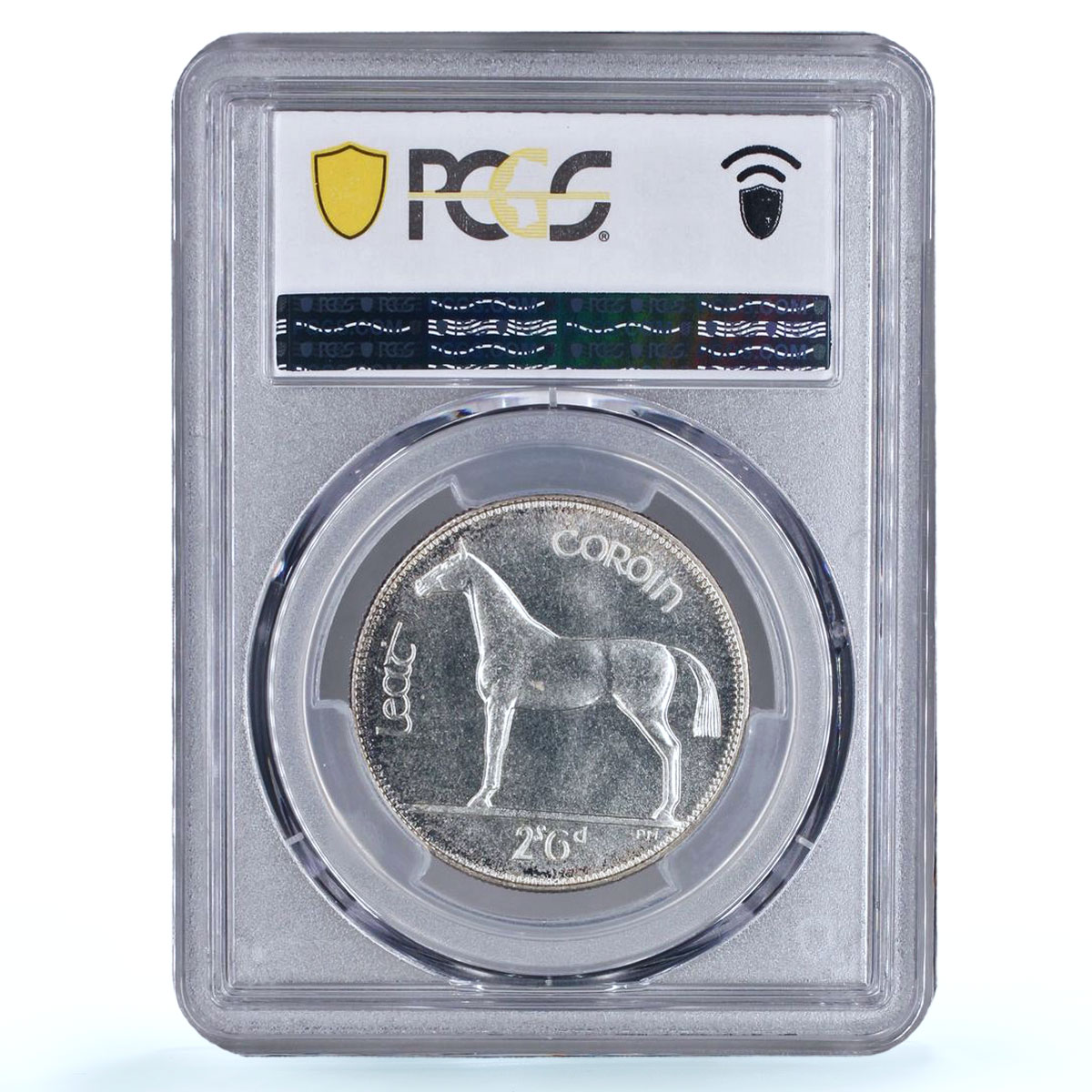 Ireland 1/2 crown 6 pence Free State Coinage Horse PR65 PCGS silver coin 1928
