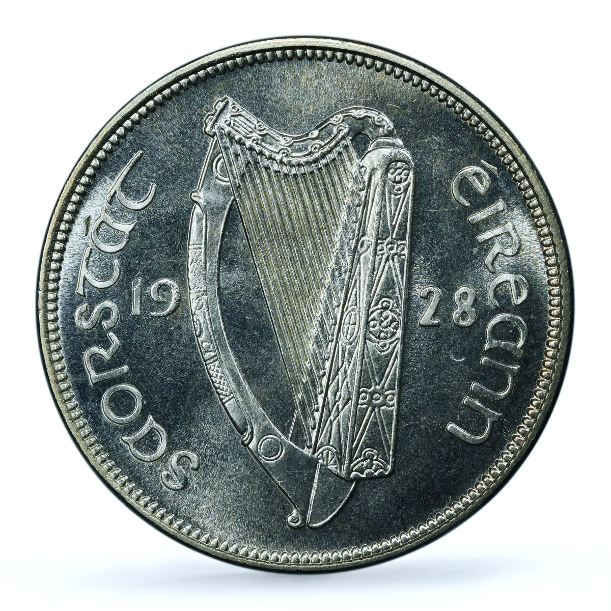 Ireland 1/2 crown 6 pence Free State Coinage Horse PR65 PCGS silver coin 1928