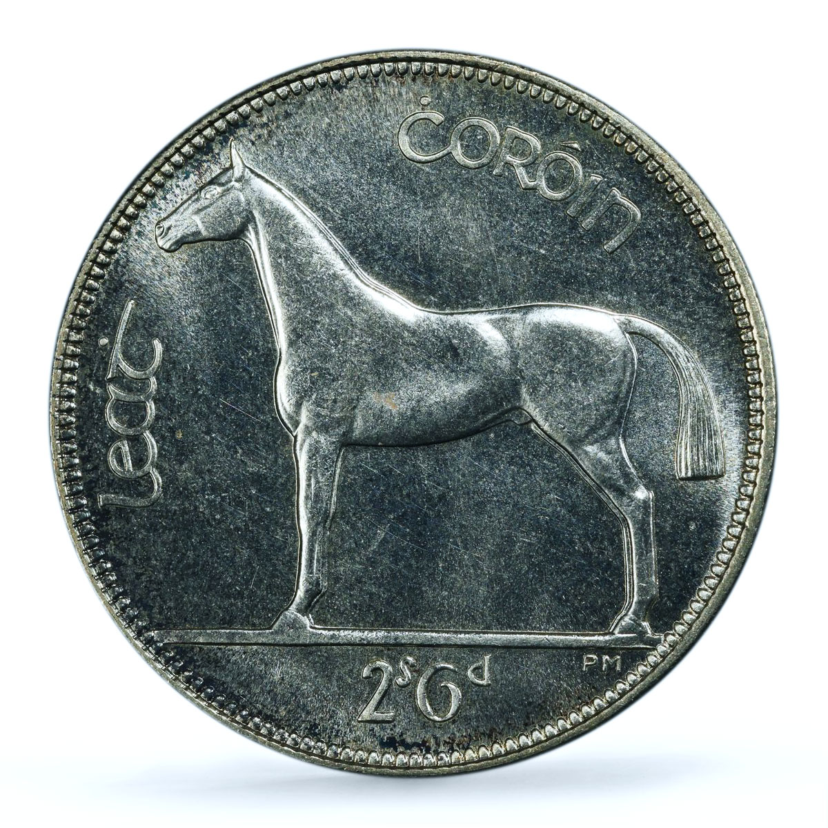 Ireland 1/2 crown 6 pence Free State Coinage Horse PR65 PCGS silver coin 1928