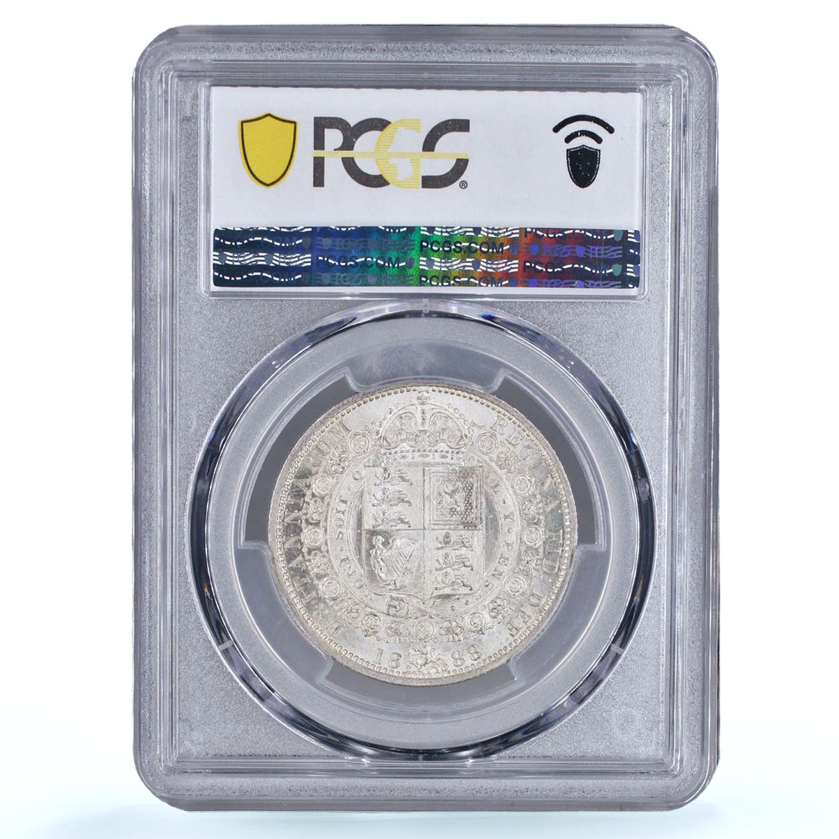Great Britain 1/2 crown Queen Victoria Coinage KM-764 MS64 PCGS silver coin 1888
