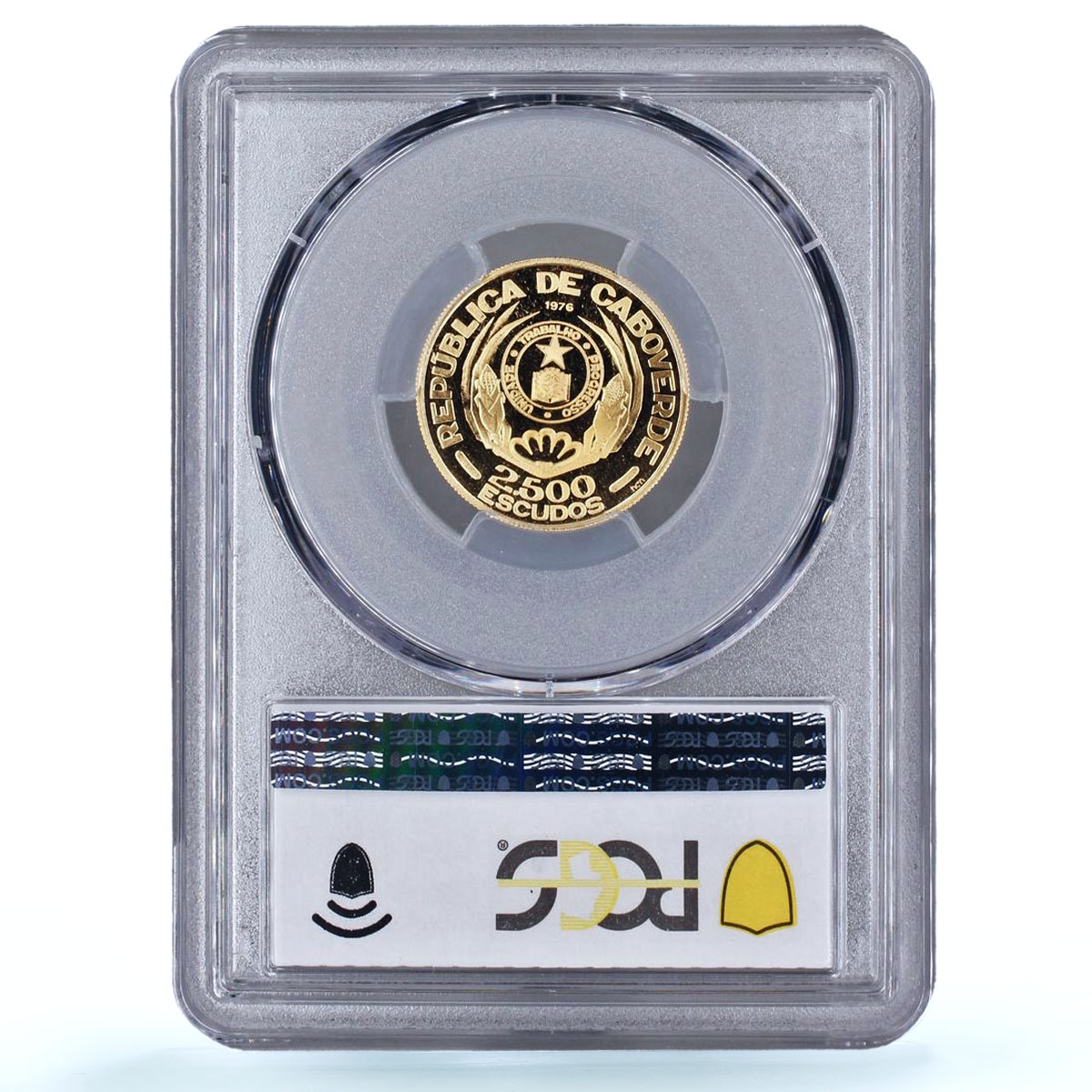 Cape Verde 2500 escudos Independence First Anniversary PR67 PCGS gold coin 1976
