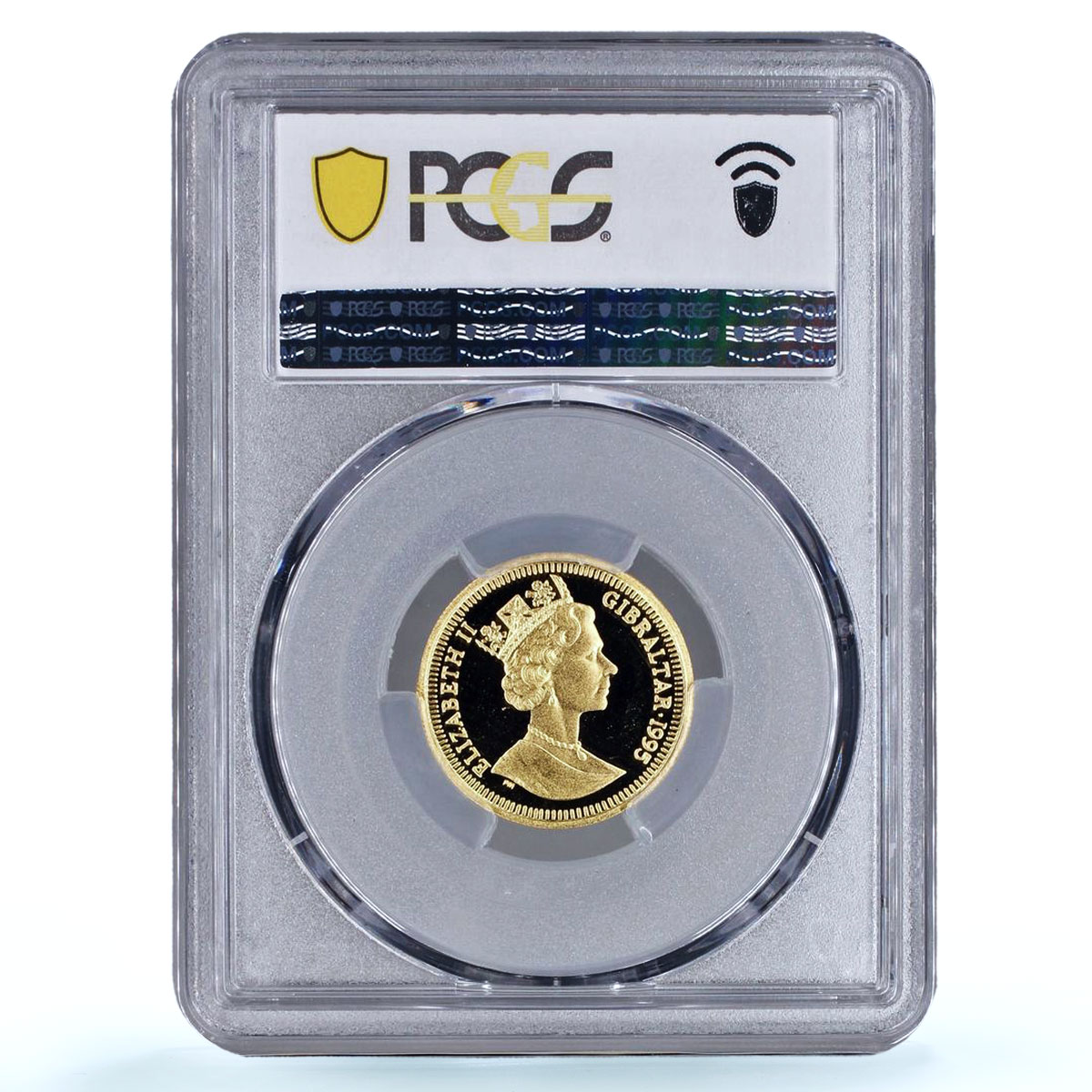 Gibraltar 1/5 royal Collie Dog Man Best Friends Animals PR67 PCGS gold coin 1995