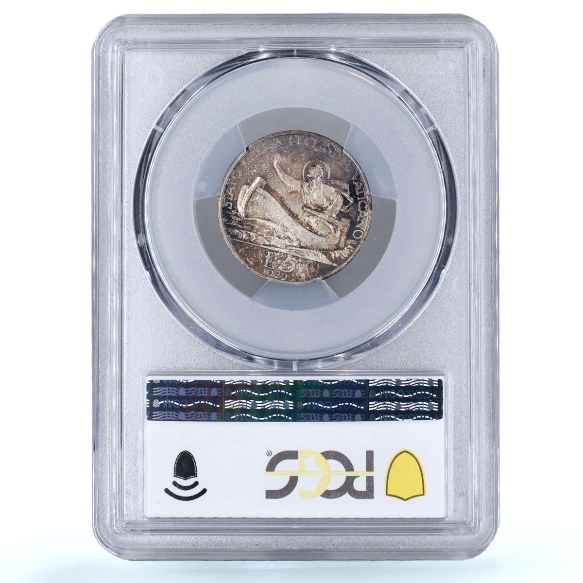 Italy Vatican 5 lire Pope Pius XI Saint Peter in Boat MS65 PCGS silver coin 1929
