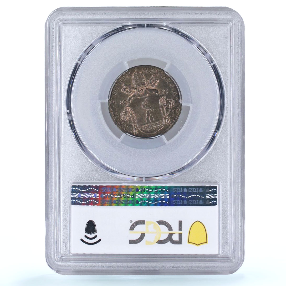 Italy Vatican 10 centesimi Pope Pius XII Saint Peter MS66 PCGS AlBr coin 1939